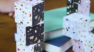 PuzzleBlocks™ magnetic puzzle (terrazza)