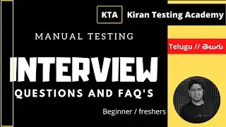 Manual testing Interview Questions [TELUGU] - Manual testing most commonly asked questions
