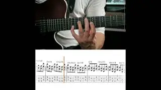 💥 New etude with nice sounds in B minor #guitarlessons #guitar #tabs #jazzguitar #guitarists