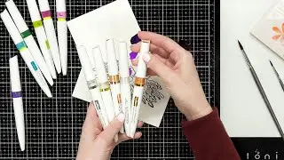 Amazing Aqua Effects With Nuvo Brush Pens | Tonic Studios