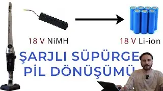 Cordless Vacuum Battery Conversion (NiMH to Li-Ion)
