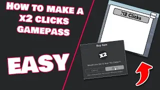 How to make a X2 clicks gamepass in Roblox studio