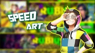 Revamp para elrubiusOMG - Fan Art - Speed Art