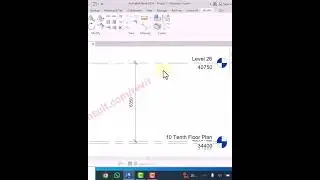 Adding Dimension  to levels in Revit #Revit #revittutorial  #revittutorialsonline