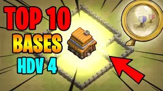 TOP 10 DES MEILLEURS BASES DE GUERRE HDV 4 !! [2020]