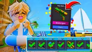 CONSEGUI TODOS OS ITEMS DA ATUALIZAÇÃO DE VERÃO DO MM2 (Murder Mystery 2)