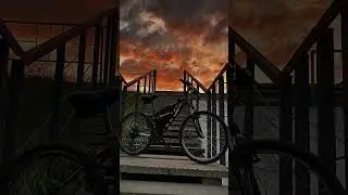 #тамбов #тамбовсегодня #электровелосипед #закат #закатсолнца