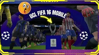 🚨😱¡SALIÓ UCL EN FIFA 16 MOBILE MOD FC24! SIN INTERNET⁉️