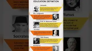 Definition of education |Meaning of education 
