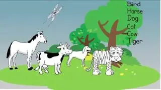 Inglés para niños. Lección 5: The animals