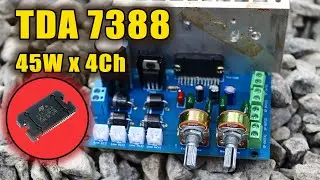 TDA 7388 IC Amplifier Circuits 45W with 4 channels