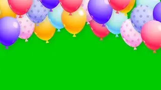balloon floating green screen | green screen balloons flying | balloon green screen effects