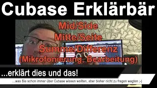Mid/Side, Mitte/Seite oder Summe/Differenz Bearbeitung und Mikrofonierung