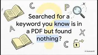Quickly Search keywords/sentences from Scanned PDF Documents | Document OCR | Quick Explainer