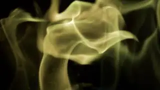 Eerie Green Yellow Smoke Footage