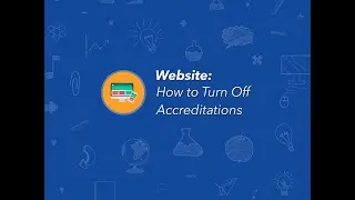 How to Remove Old/Unwanted Accreditations