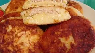 Картофельные пирожки с фаршем