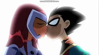 Teen Titans - Il bacio tra Robin e Stella (ita)