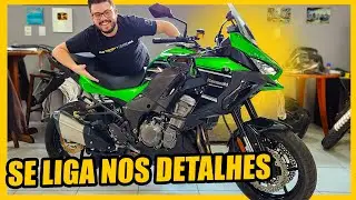 KAWASAKI VERSYS 1000 EM DETALHES *A MOTO 4 CILINDROS MAIS CONFORTÁVEL DO BRASIL*
