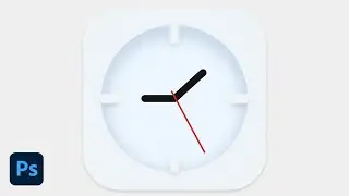 How to create CLOCK Icon in Adobe Photoshop 2023 | DesignMentor