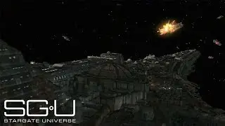 Stargate Universe - Drones attacking Destiny