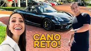 ESCAPE NOVO NO CARRO DA “ESPOSA” * PORSCHE 718 SPYDER MANUAL *