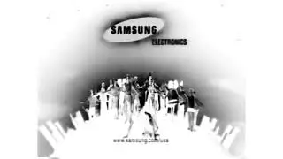 Samsung Logo History in - Pitch White+Black