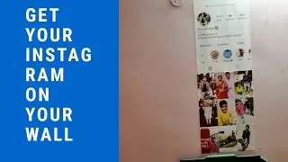 Your insta on your wall