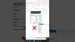excel tricks #excel #exceltutoring #excelhacks #viral #shortsfeed
