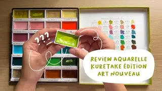Review de la palette ART NOUVEAU de chez KURETAKE GANSAI TAMBI ! Muted colors palette ? ART SUPPLIES