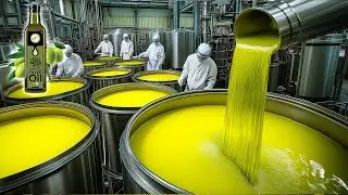How Olive Oil Is Made in Factory | Olive Oil Making Process | Olive Oil Factory Process