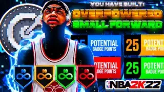 *NEW* rare SMALL FORWARD BUILD in NBA 2K22 *OP* SF BUILD NEVER SEEN BEFORE NBA 2K22!