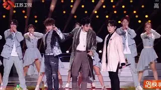 王琳凯、王子异、尤长靖合唱《那女孩对我说》NINEPERCENT小分队合体 满满回忆杀