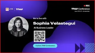 TNW Conference: Interview with Sophia Velastegui, AI Eexpert