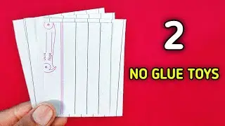 2 New Paper Toys ( Without Glue )