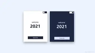 Timelapse Modern Switch button to Dark Mode Design UI With C Sharp Visual Studio 2019