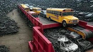 The Most Powerful Heavy Equipment & Mega Machines Ever Built. How 20 Million Cars/Year Are Shredded