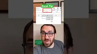 Shortcuts to format numbers quickly. Works on PC or Mac and in Excel or Google Sheets