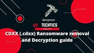 CDXX Ransomware | (.cdxx) Extension | Virus Removal and Decryption Guide | STOP/DJVU Ransom