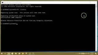 Windows System File Checker Tool - SFC /scannow Command