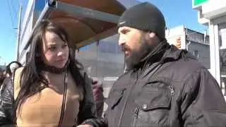 Благовестие.  Беседы, раздача Евангелий и визиток на наш сайт. 05.04.2015