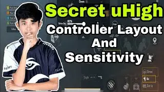 UHIGH Layout CODE and SENSITIVITY | PUBG Mobile Montage | 5 Finger Claw 🔥