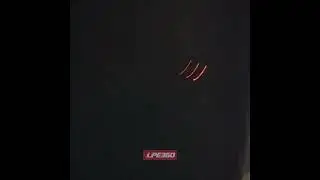 Three strange lights appear and disappear