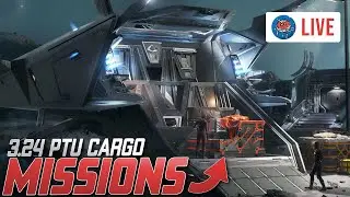 Star Citizen 3.24 PTU Cargo Hauling Missions & Rep Grinding | How Far Does it Go?