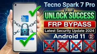 Tecno spark 7 pro (KF8)Frp bypass | New trick 2024 | All Tecno Frp remove New Method 2024 Without Pc