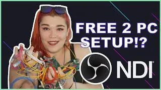 2 PC Streaming Without a Capture Card FREE? | OBS NDI Tutorial