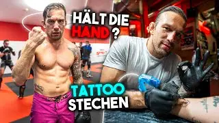 Erstes Sparring trotz gebrochener Hand!