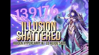 RAIDEN SHOGUN BURST SHOWCASE | C0 F2P Low Budget Build | Raiden Hypercarry | Genshin Impact 2.6