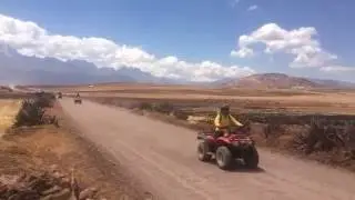 Quad atvs to moray and salt mines with Willka Travel