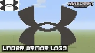 Minecraft: Pixel Art Tutorial: Under Armor Logo